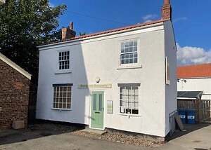 Clinic-wide Exterior of osteopathy clinic building near York
